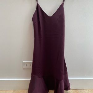 Worn once purple mini dress